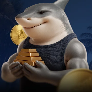 Ícones de depósito em criptomoeda no SpinShark Casino