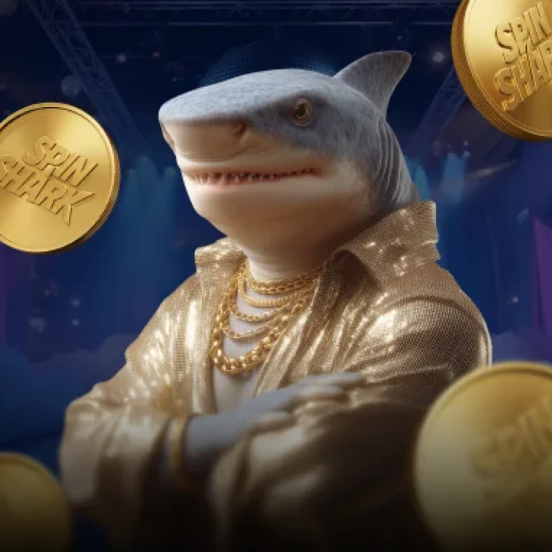 Lobby de jogos de casino online SpinShark com slots e mesas ao vivo